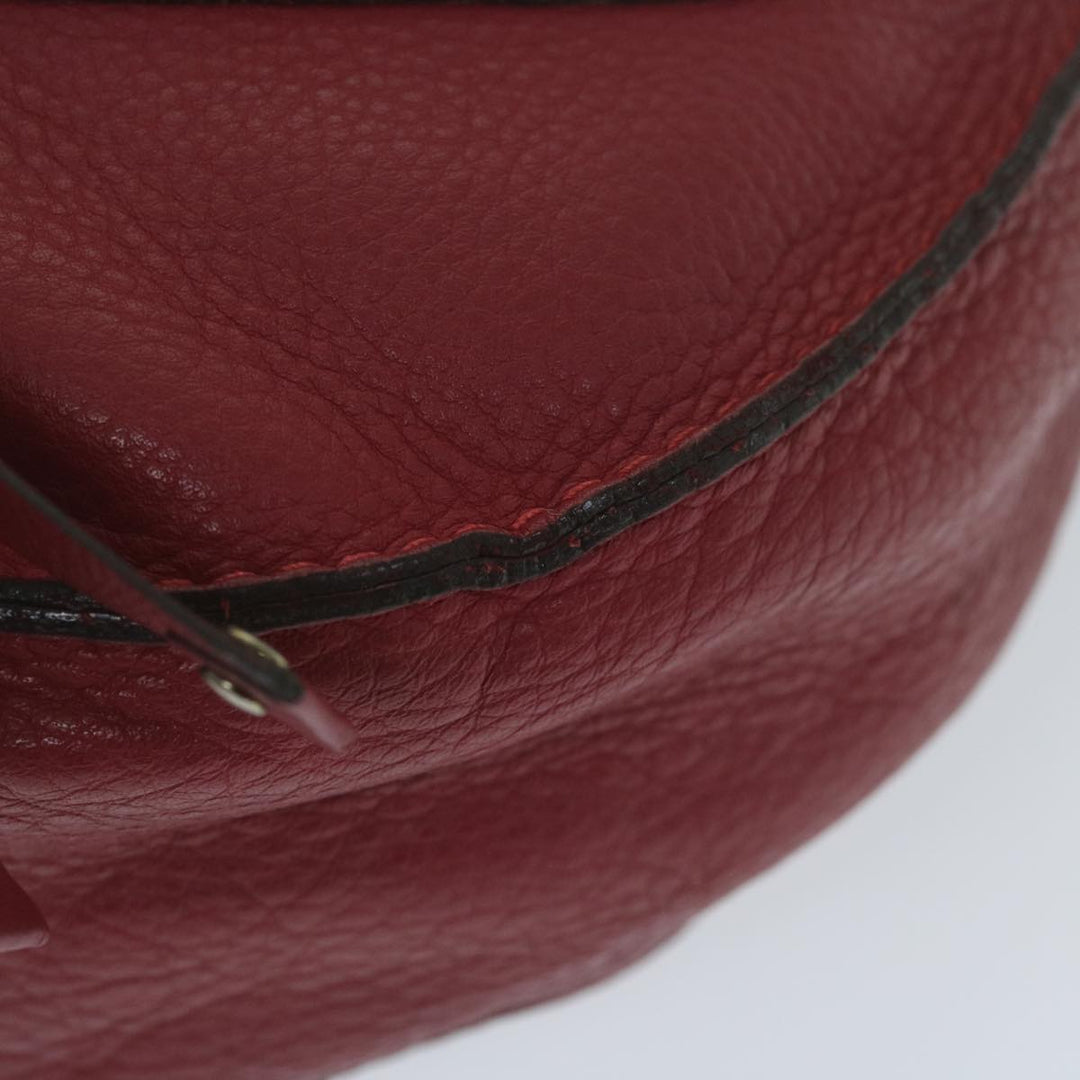 Chloe Mercy Shoulder Bag Leather Red am5320