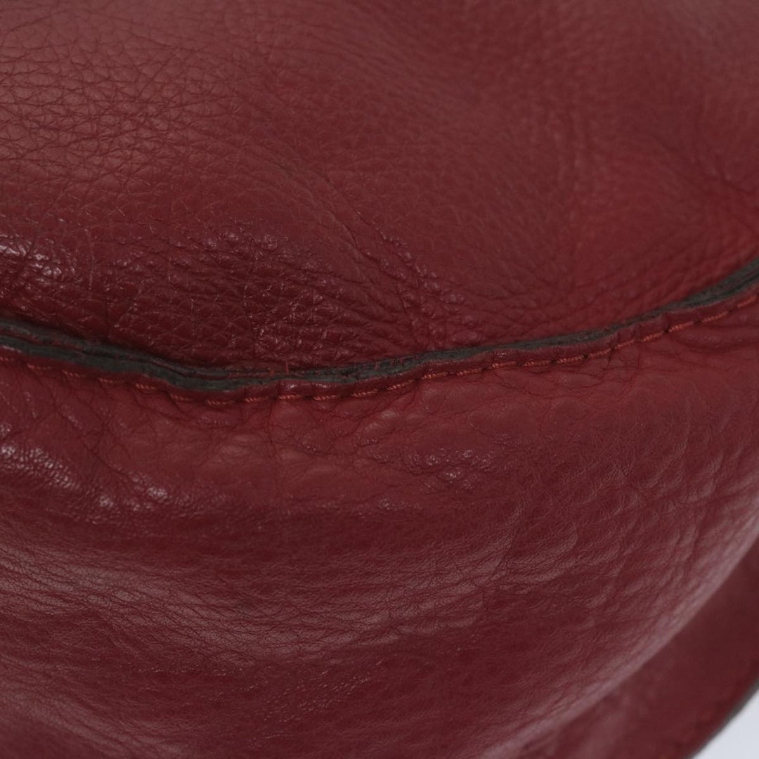 Chloe Mercy Shoulder Bag Leather Red am5320