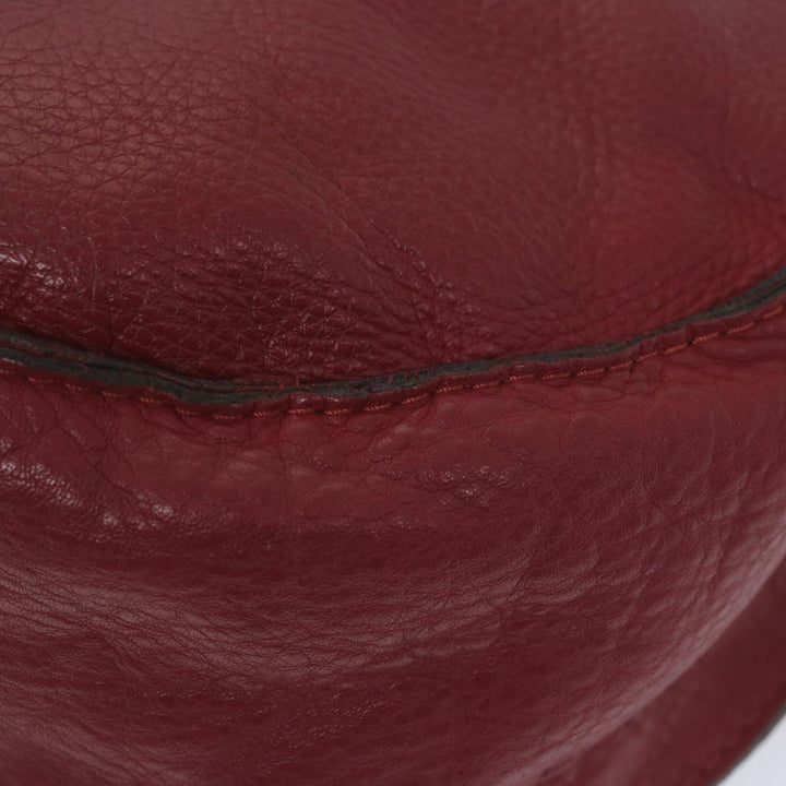 Chloe Mercy Shoulder Bag Leather Red am5320