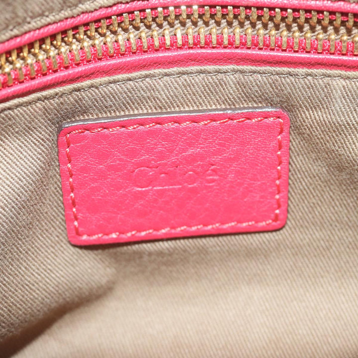 Chloe Mercy Shoulder Bag Leather Red am5320