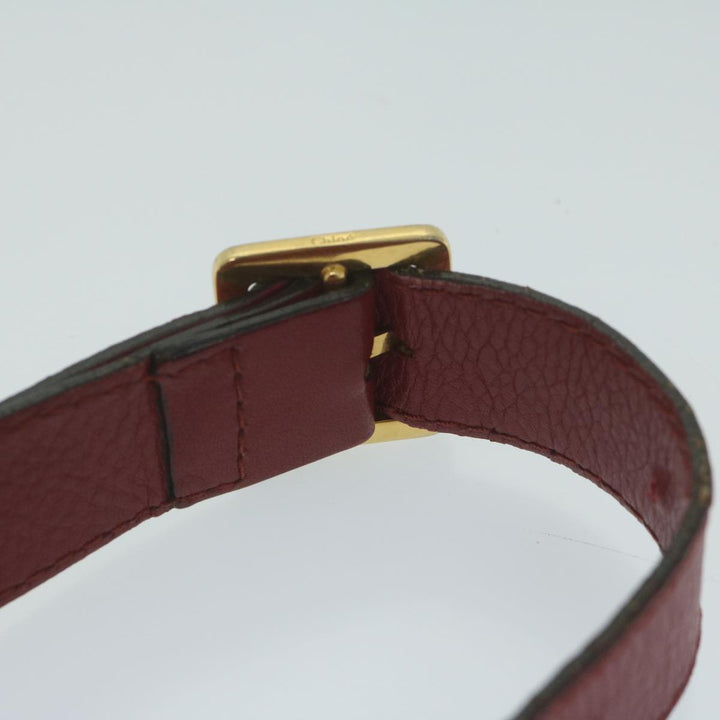 Chloe Mercy Shoulder Bag Leather Red am5320