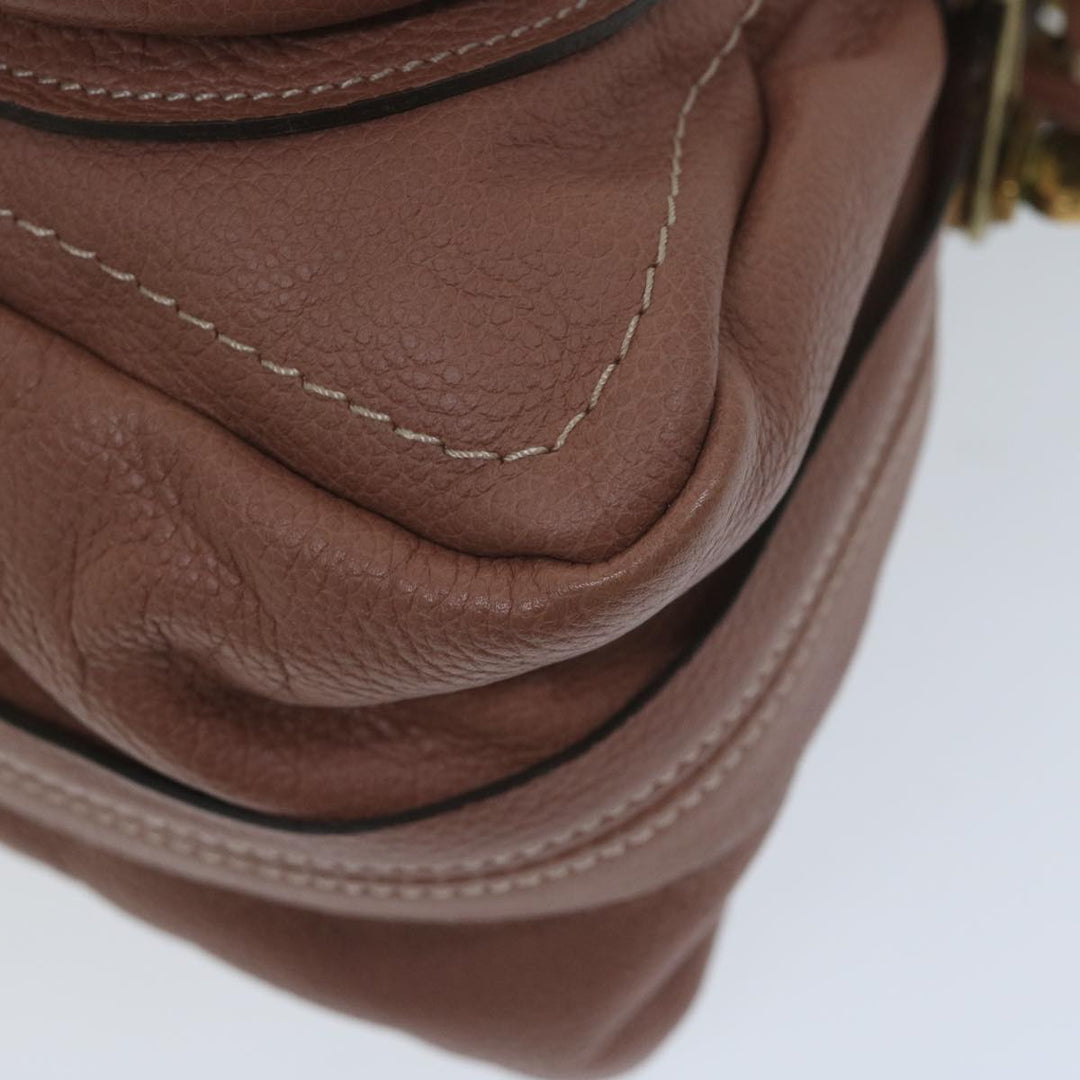 Chloe Paraty Shoulder Bag Leather 2way Pink am5444