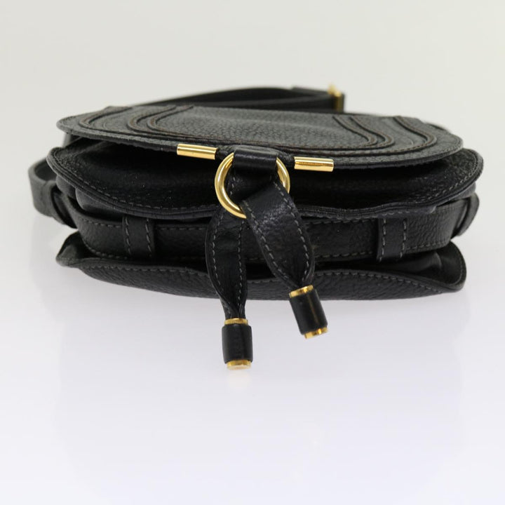 Chloe Mercy Shoulder Bag Leather Black am5457
