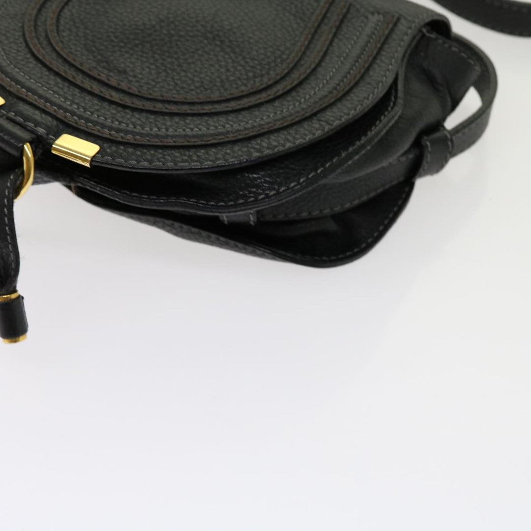 Chloe Mercy Shoulder Bag Leather Black am5457