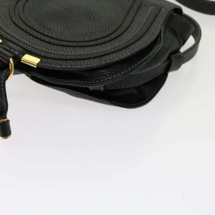 Chloe Mercy Shoulder Bag Leather Black am5457
