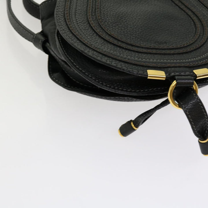 Chloe Mercy Shoulder Bag Leather Black am5457