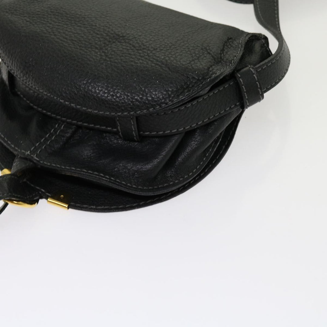 Chloe Mercy Shoulder Bag Leather Black am5457