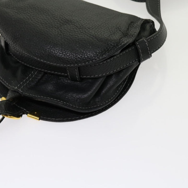 Chloe Mercy Shoulder Bag Leather Black am5457