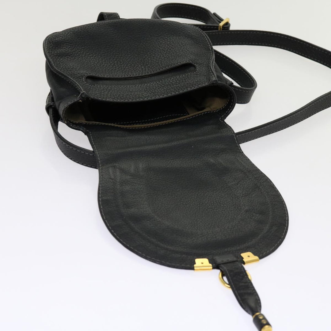 Chloe Mercy Shoulder Bag Leather Black am5457