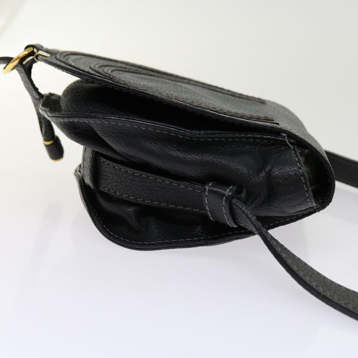 Chloe Mercy Shoulder Bag Leather Black am5457
