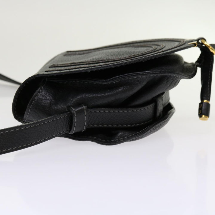 Chloe Mercy Shoulder Bag Leather Black am5457