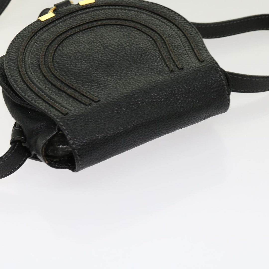 Chloe Mercy Shoulder Bag Leather Black am5457