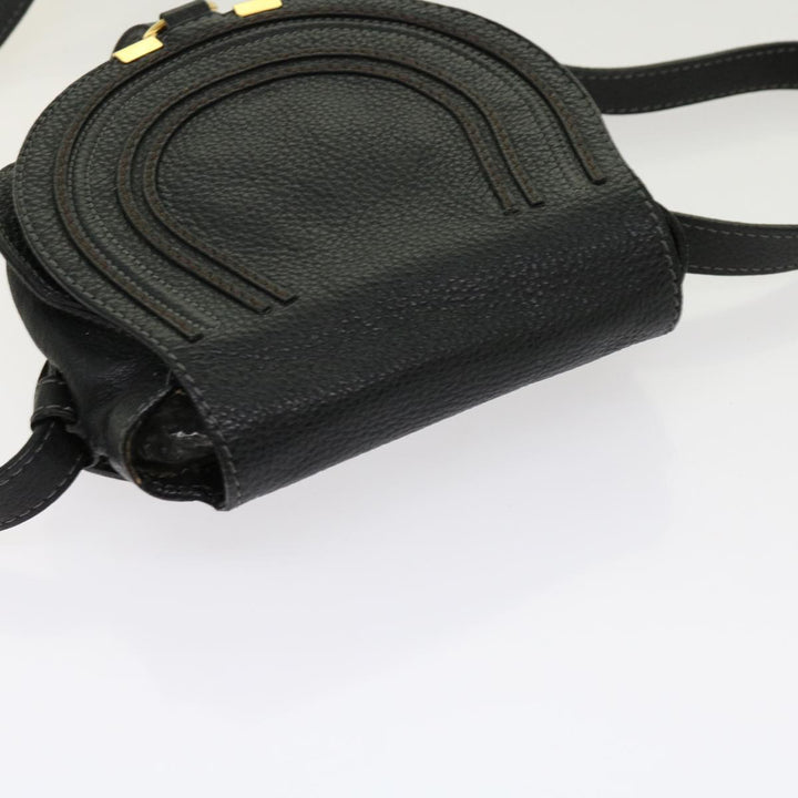Chloe Mercy Shoulder Bag Leather Black am5457