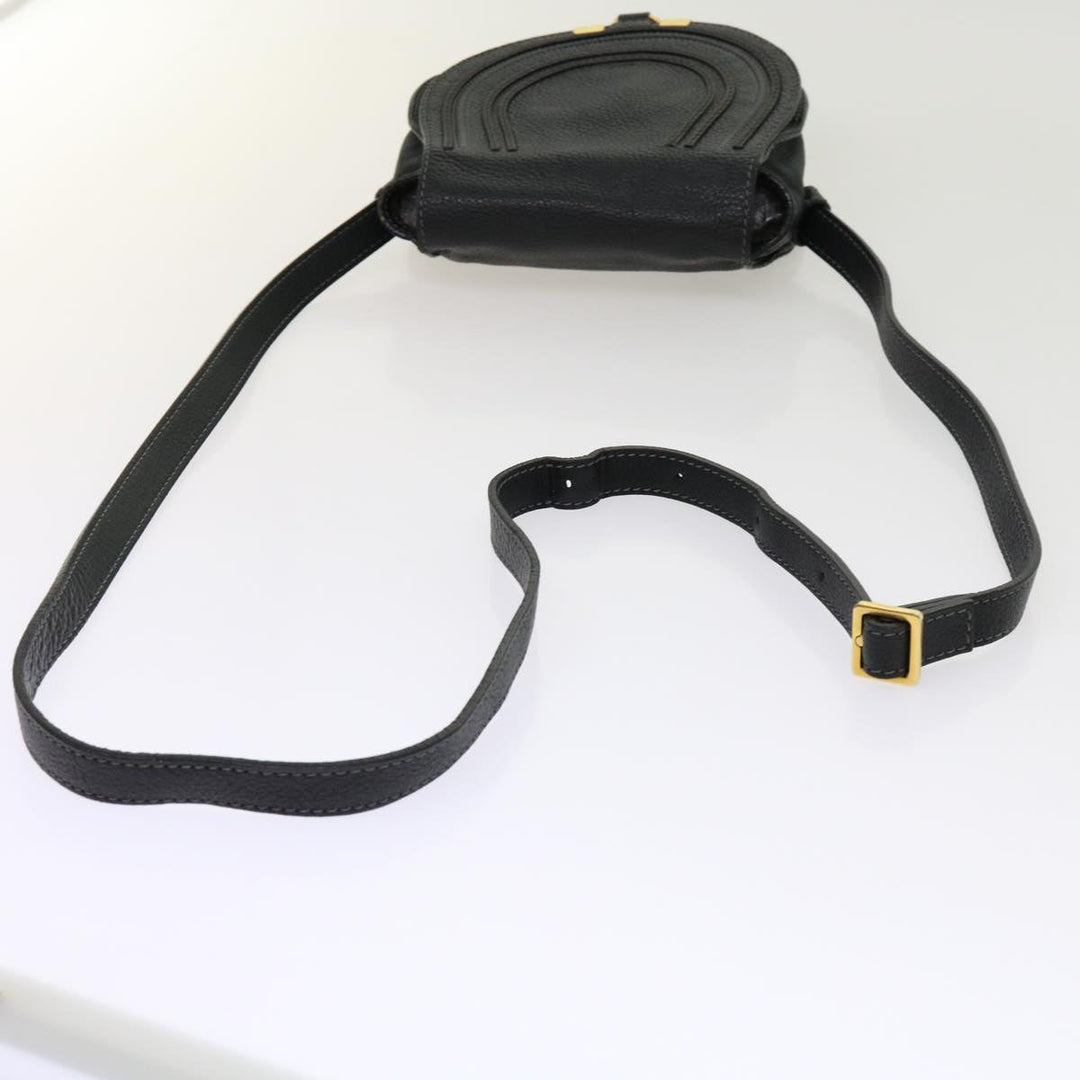 Chloe Mercy Shoulder Bag Leather Black am5457