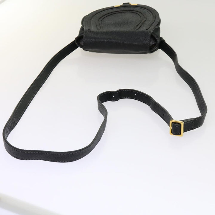 Chloe Mercy Shoulder Bag Leather Black am5457