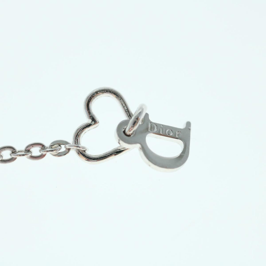 CHRISTIAN Dior Bracelet metal Silver Auth am5520