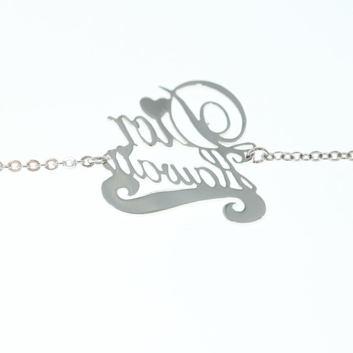 CHRISTIAN Dior Bracelet metal Silver Auth am5520