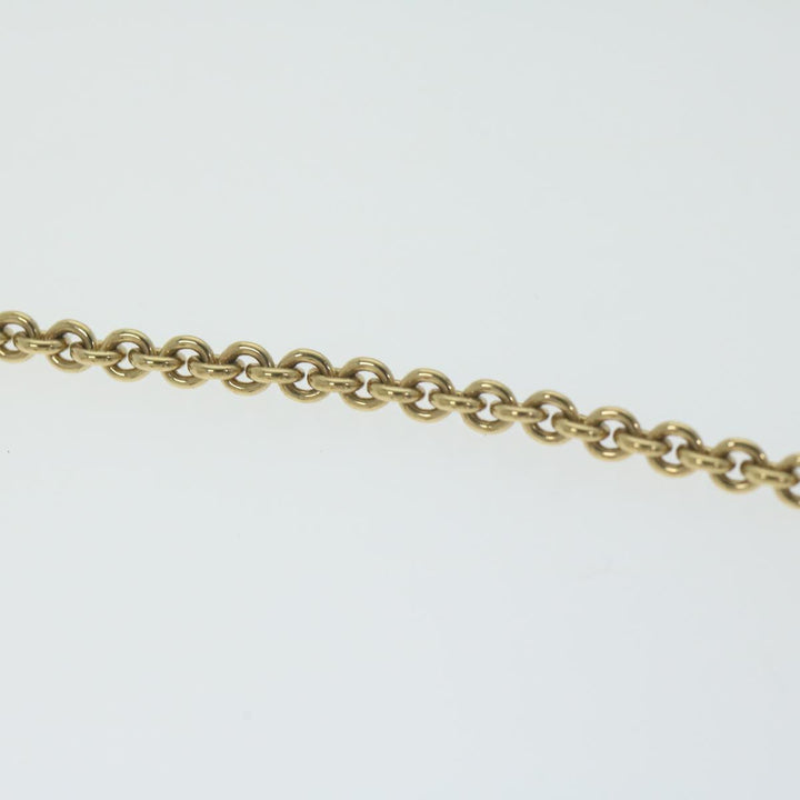 CHRISTIAN Top quality Dior Necklace metal Gold Auth am5526