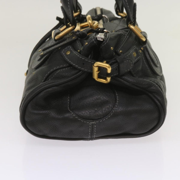 Chloe Paddington Shoulder Bag Leather Black 03 09 51 5276 am5750