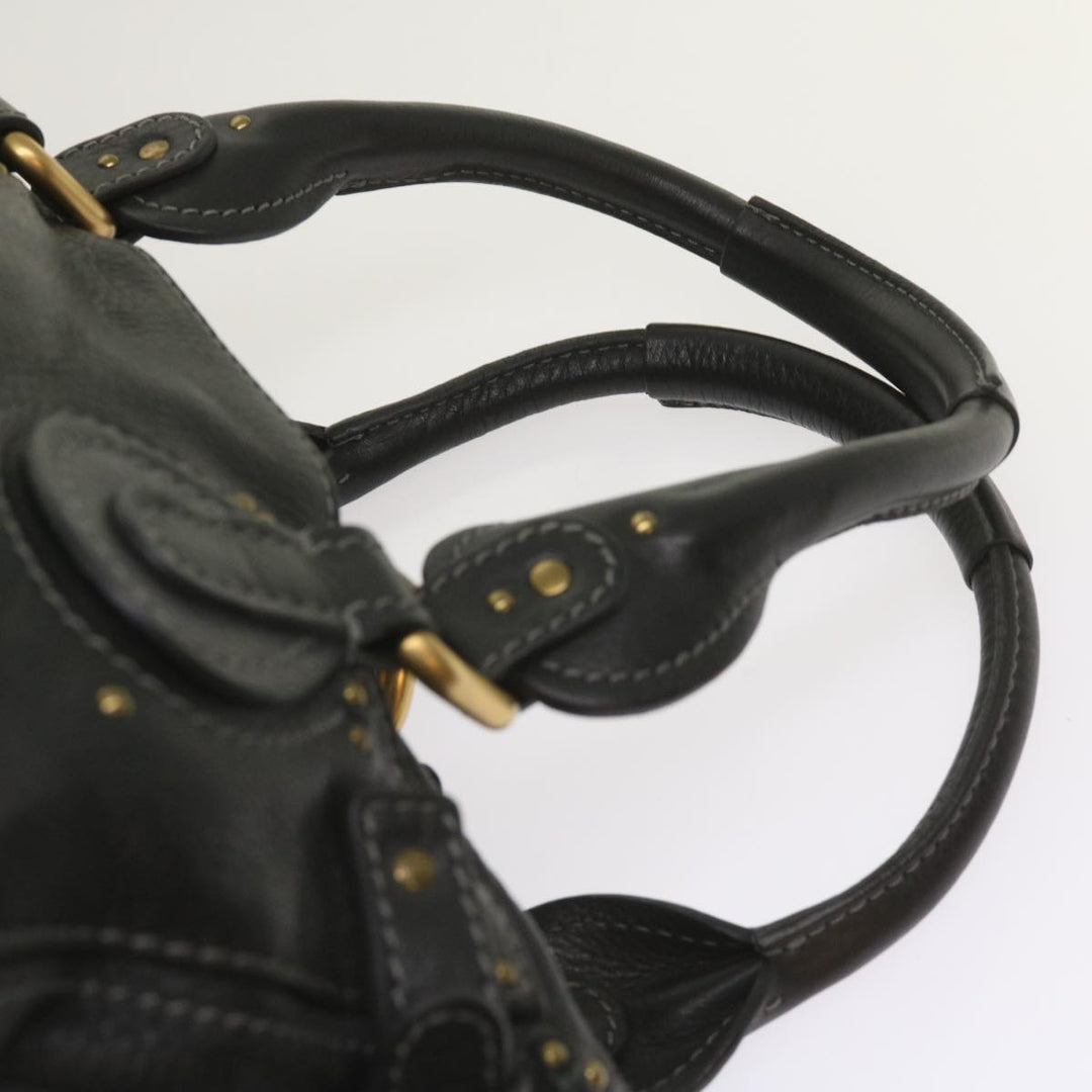 Chloe Paddington Shoulder Bag Leather Black 03 09 51 5276 am5750
