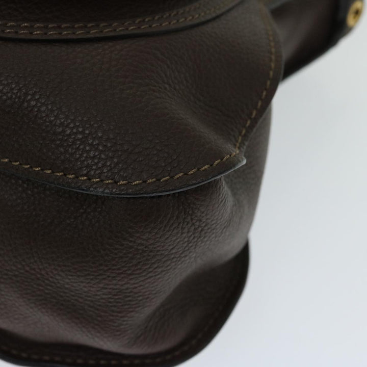 Chloe Mercy Hand Bag Leather 2way Brown am5851
