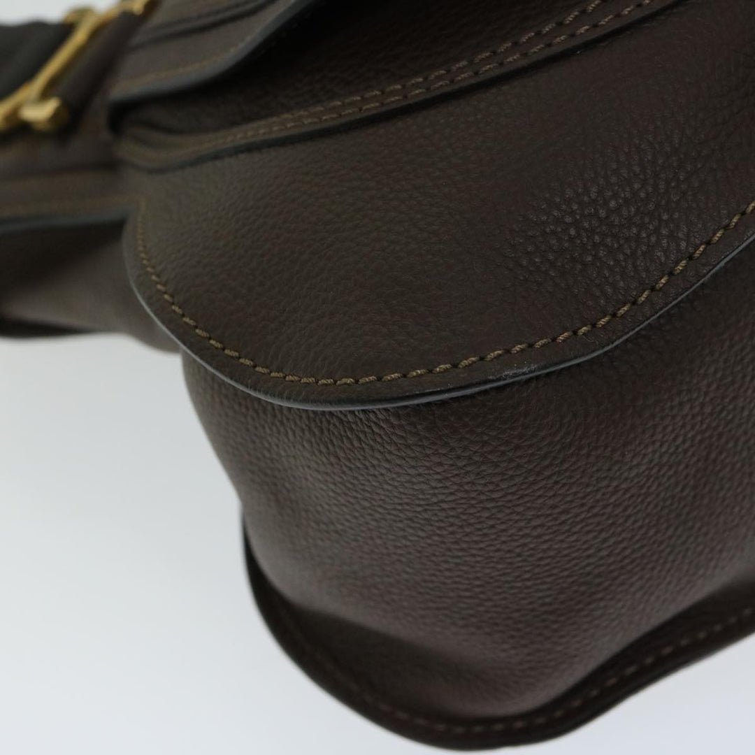 Chloe Mercy Hand Bag Leather 2way Brown am5851