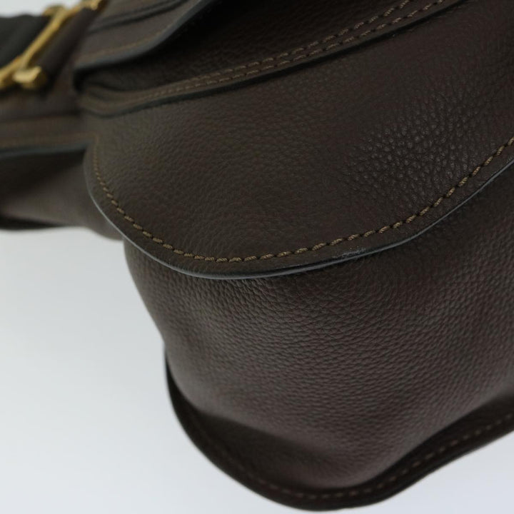 Chloe Mercy Hand Bag Leather 2way Brown am5851