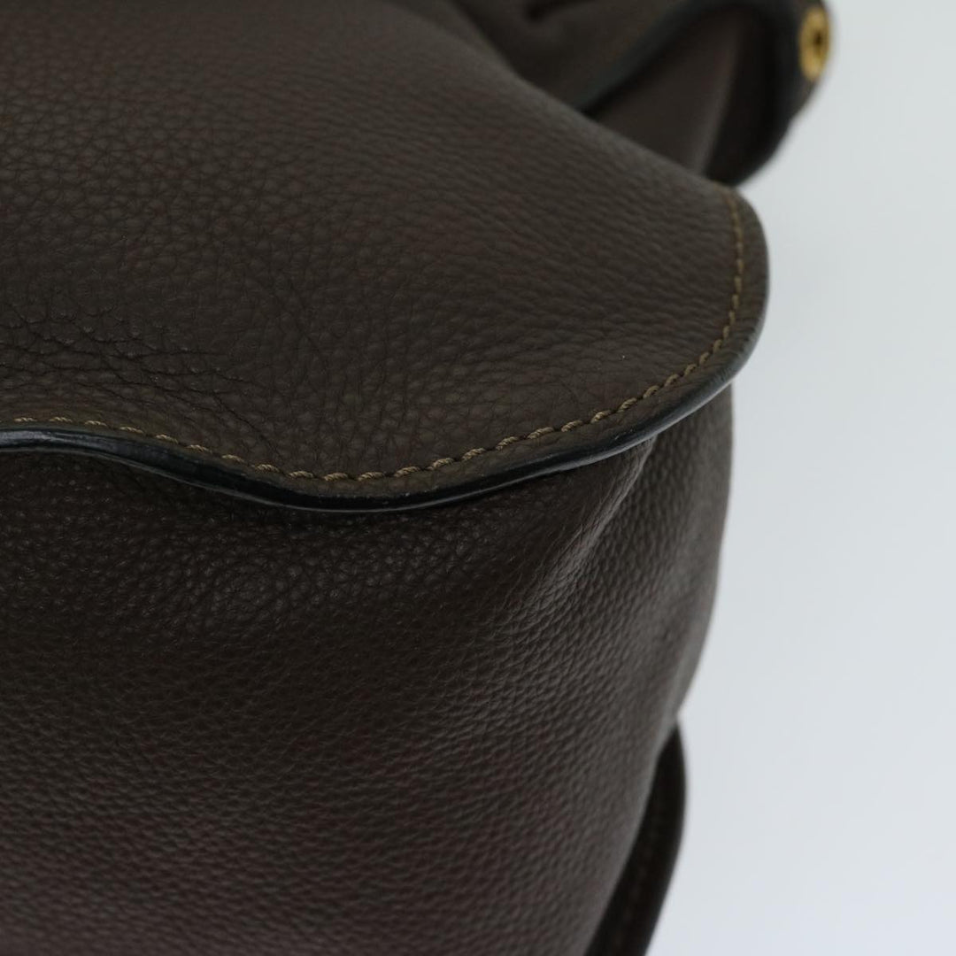 Chloe Mercy Hand Bag Leather 2way Brown am5851