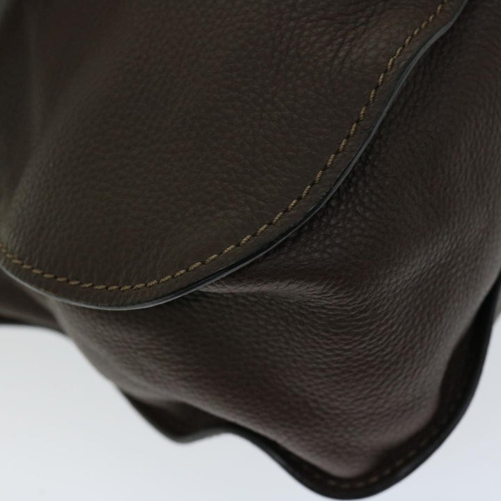 Chloe Mercy Hand Bag Leather 2way Brown am5851