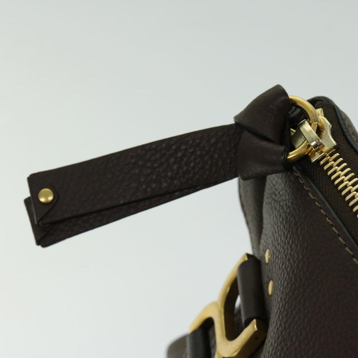 Chloe Mercy Hand Bag Leather 2way Brown am5851