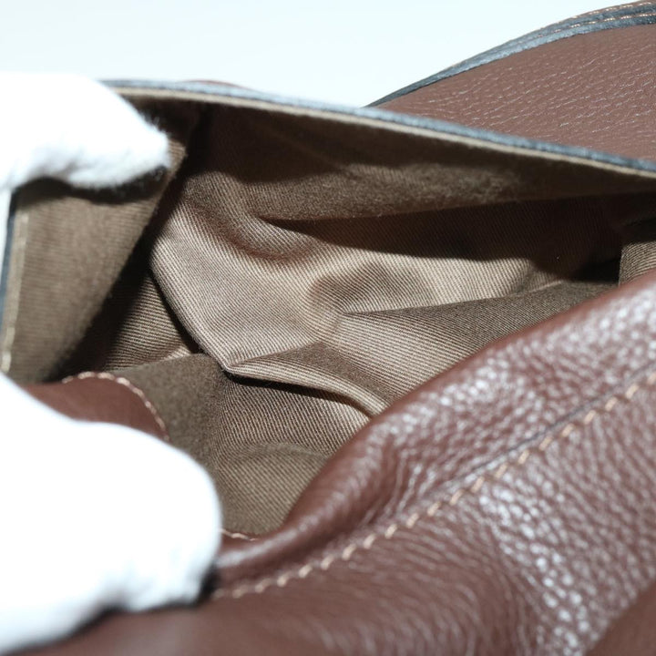 Chloe Mercy Hand Bag Leather 2way Brown am5851
