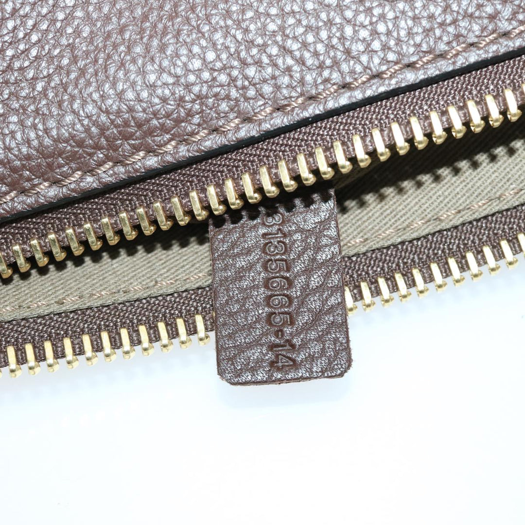 Chloe Mercy Hand Bag Leather 2way Brown am5851