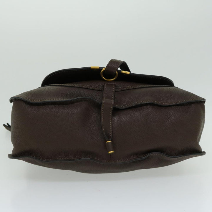Chloe Mercy Hand Bag Leather 2way Brown am5851
