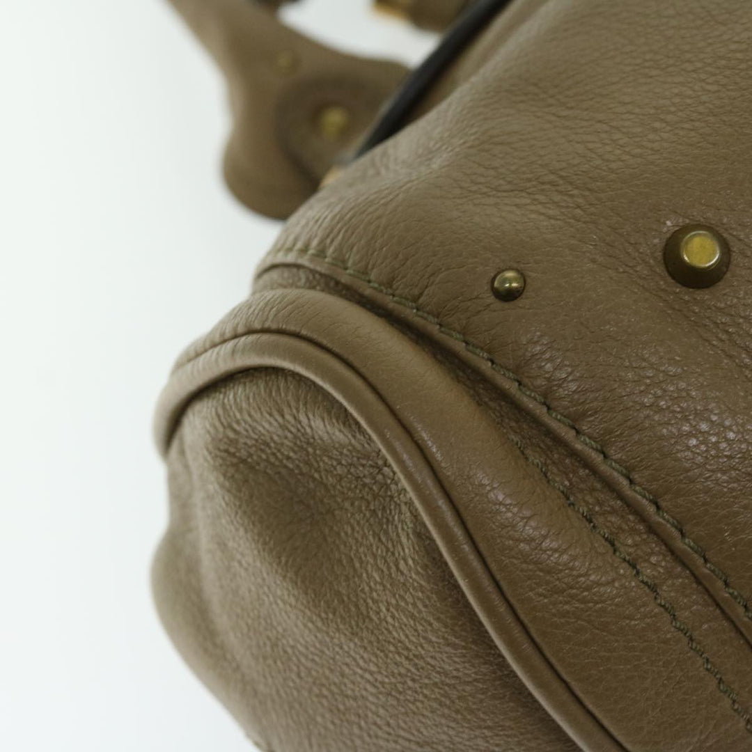 Chloe Paddington Shoulder Bag Leather Brown 03 07 51 5191 am5879