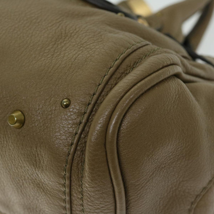 Chloe Paddington Shoulder Bag Leather Brown 03 07 51 5191 am5879