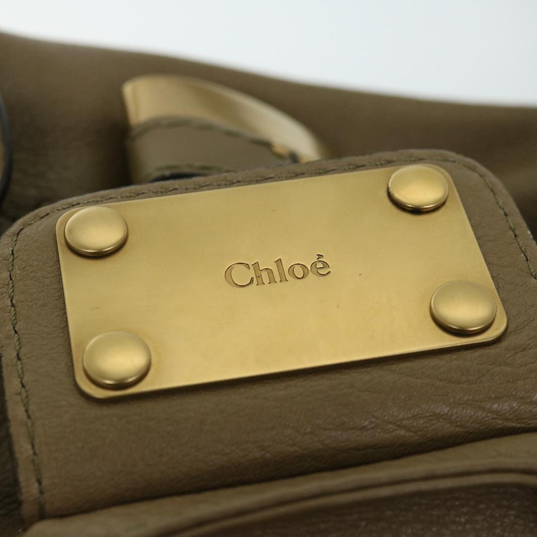 Chloe Paddington Shoulder Bag Leather Brown 03 07 51 5191 am5879