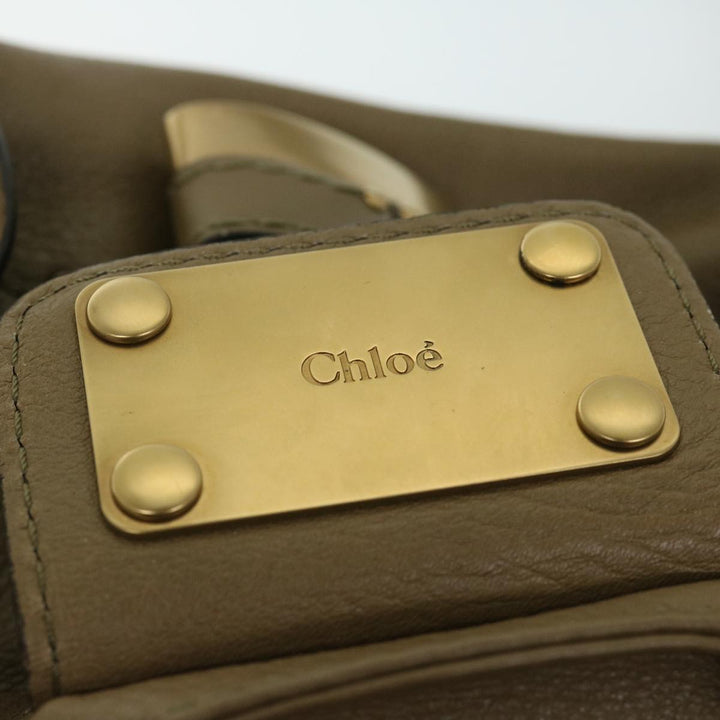 Chloe Paddington Shoulder Bag Leather Brown 03 07 51 5191 am5879