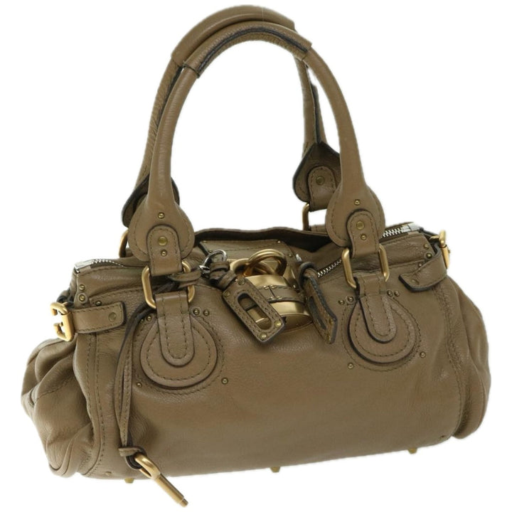 Chloe Paddington Shoulder Bag Leather Brown 03 07 51 5191 am5879