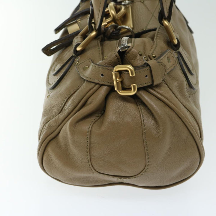 Chloe Paddington Shoulder Bag Leather Brown 03 07 51 5191 am5879