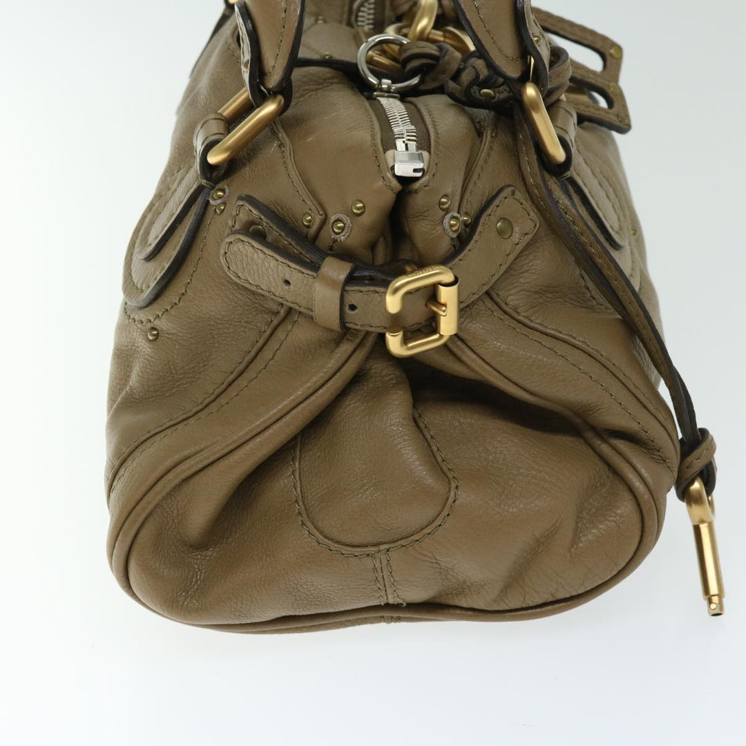 Chloe Paddington Shoulder Bag Leather Brown 03 07 51 5191 am5879