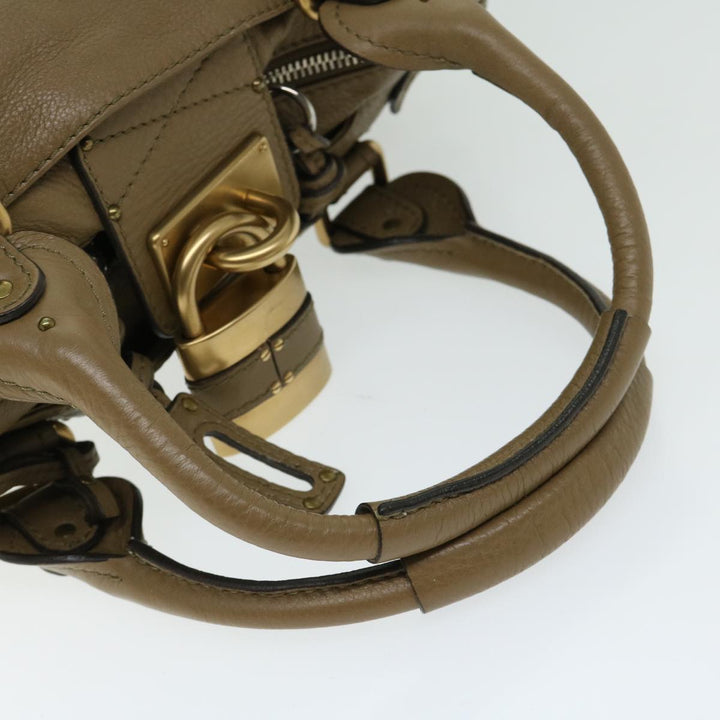 Chloe Paddington Shoulder Bag Leather Brown 03 07 51 5191 am5879