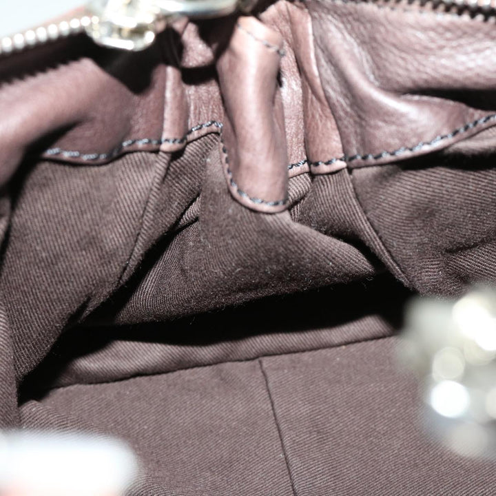 Chloe Paddington Hand Bag Leather Brown am5880