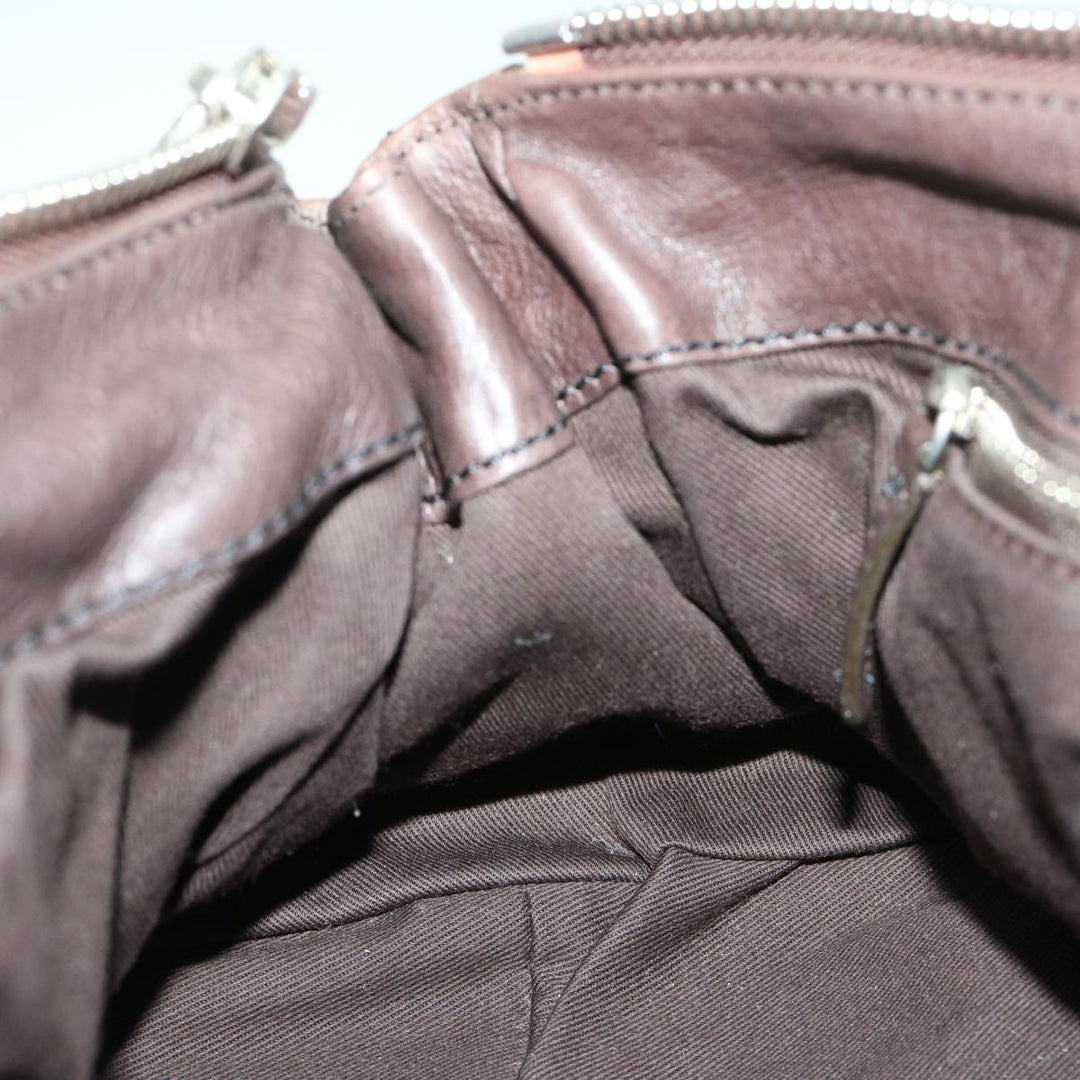 Chloe Paddington Hand Bag Leather Brown am5880