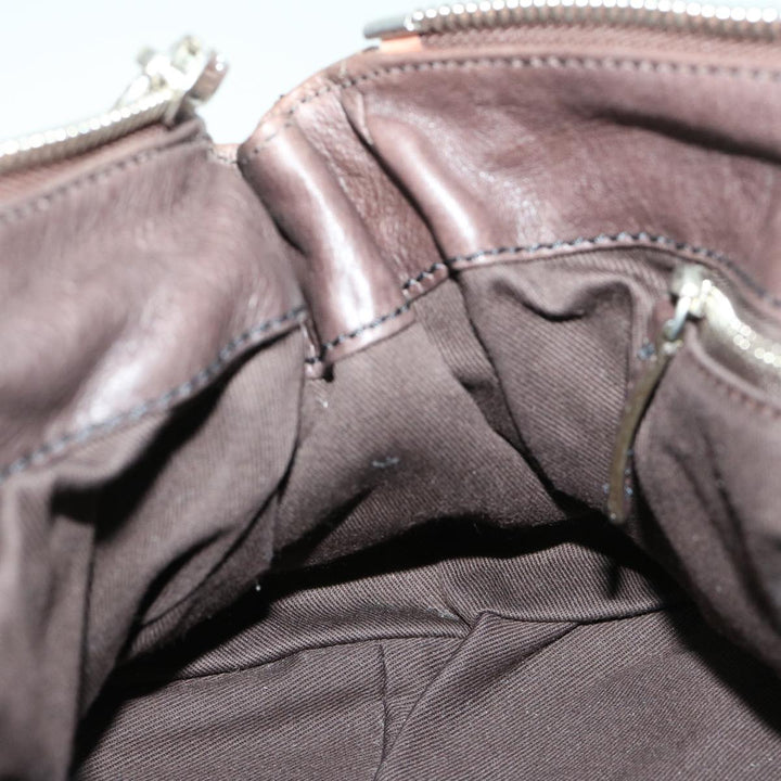 Chloe Paddington Hand Bag Leather Brown am5880