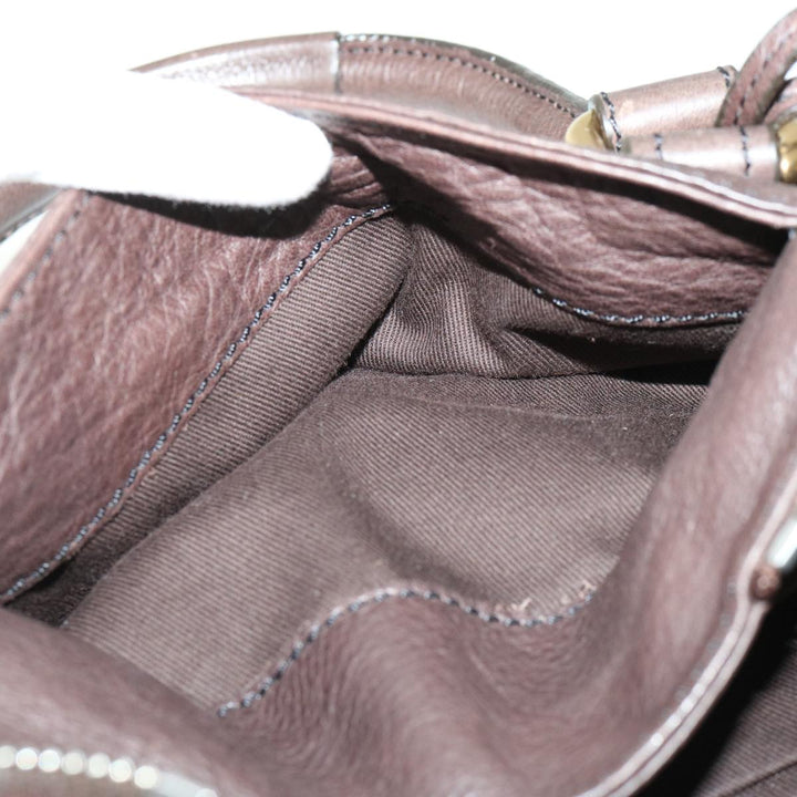 Chloe Paddington Hand Bag Leather Brown am5880