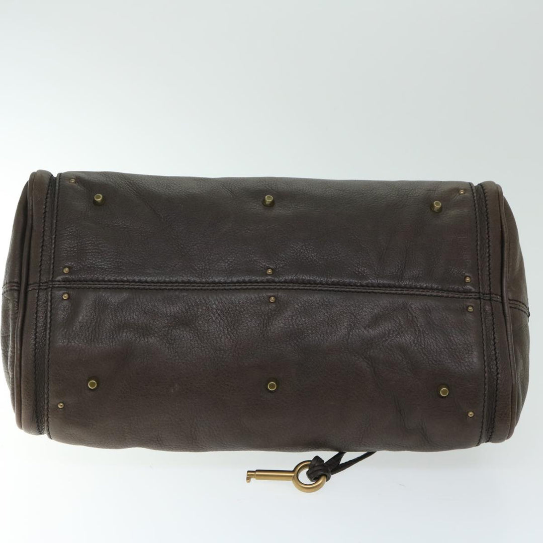 Chloe Paddington Hand Bag Leather Brown am5880