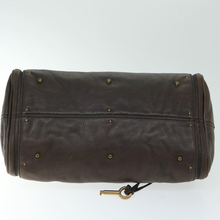 Chloe Paddington Hand Bag Leather Brown am5880