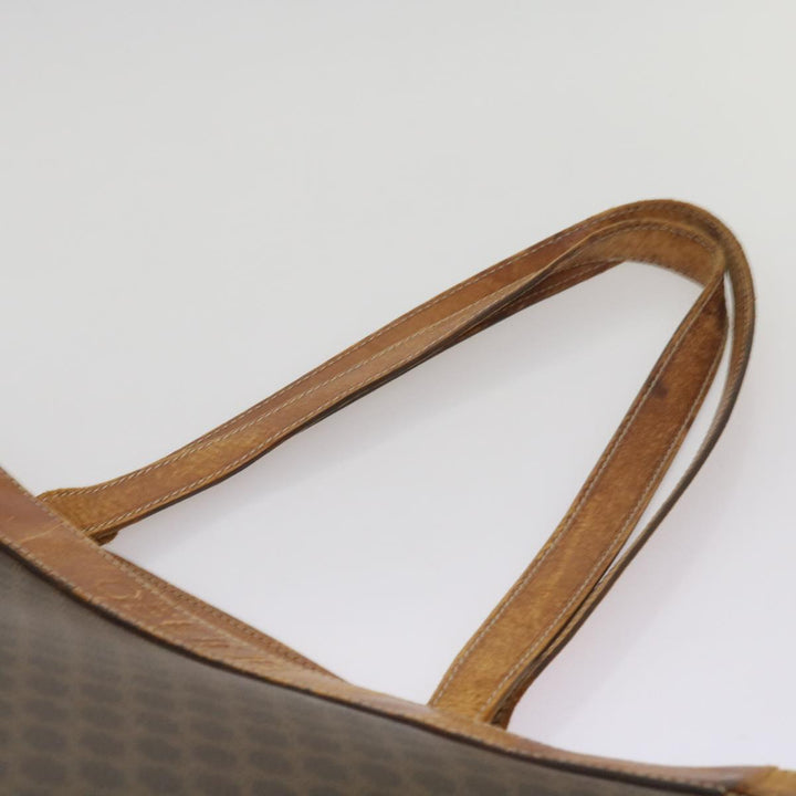 Celine Macadam Canvas Tote Bag PVC Brown  am5886