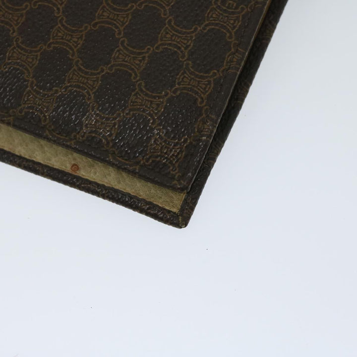 Celine Macadam Canvas Day Planner Cover PVC Brown  am5982