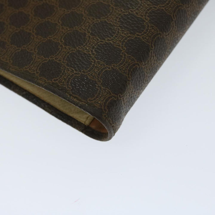 Celine Macadam Canvas Day Planner Cover PVC Brown  am5982